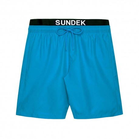Sundek Costume Boxer Elastico Portalogo Azzurro Uomo
