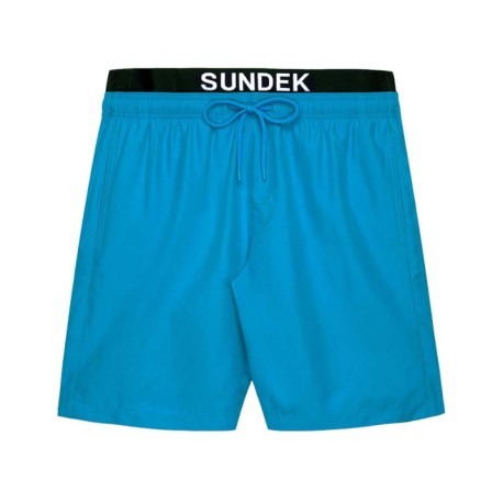 Sundek Costume Boxer Elastico Portalogo Azzurro Uomo