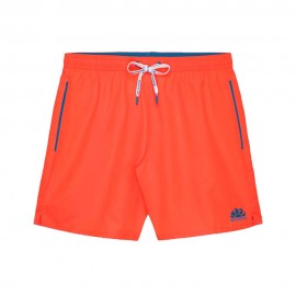 Sundek Costume Boxer Tinta Unita Repreve Arancio Uomo