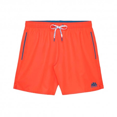 Sundek Costume Boxer Tinta Unita Repreve Arancio Uomo