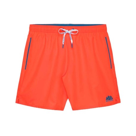 Sundek Costume Boxer Tinta Unita Repreve Arancio Uomo
