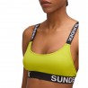 Sundek Bralette Logo Parlato Lime Donna