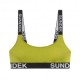 Sundek Bralette Logo Parlato Lime Donna