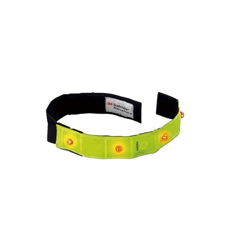 Salzmann Reflective Run Band  Giallo/Nero