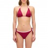 Sundek Bikini Fiocco Costume Slip Bordeaux Donna