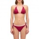 Sundek Bikini Fiocco Costume Slip Bordeaux Donna