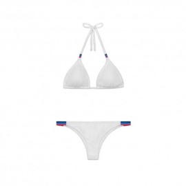 Sundek Bikini Triangolo Bianco Donna