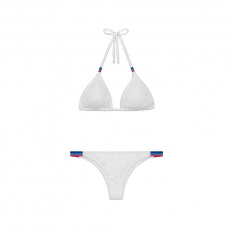 Sundek Bikini Triangolo Bianco Donna