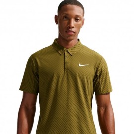 Nike Polo Tennis Slam Ao 26 Night Olive Flak Saffron Quartz Uomo