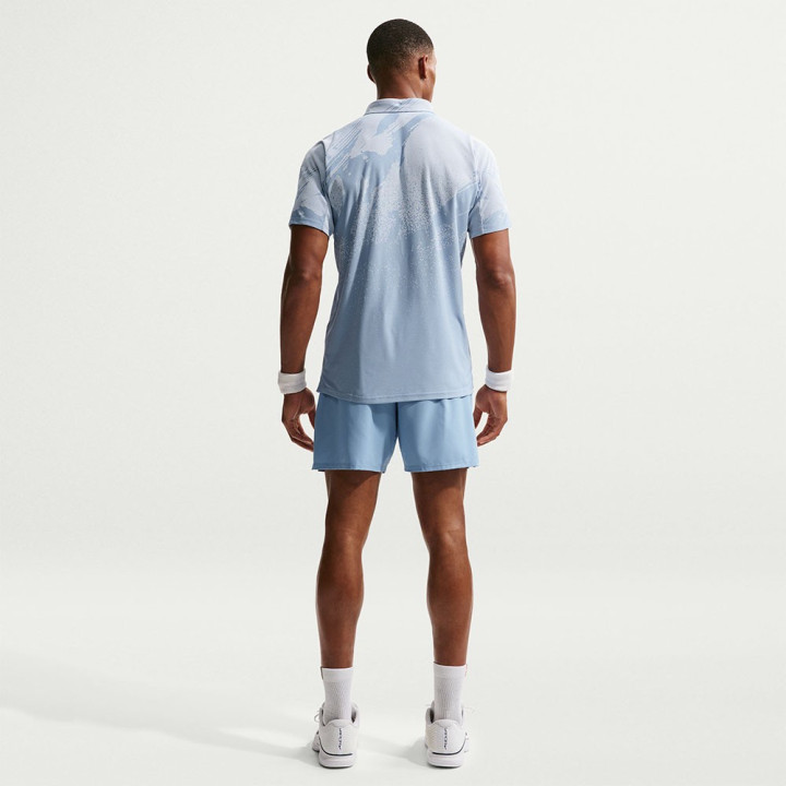 Nike Short Tennis Slam Roland Garros Sinner Bianco Azzurro Uomo