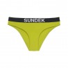 Sundek Costume Slip Logo Parlato Lime Donna