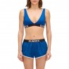Sundek Pantaloncini Mare Logo Parlato Blu Donna