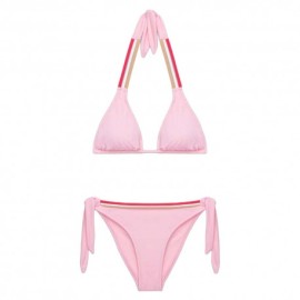 Sundek Bikini Fiocco Costume Slip Rosa Donna