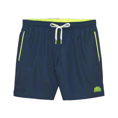 Sundek Costume Boxer Tinta Unita Repreve Blu Uomo