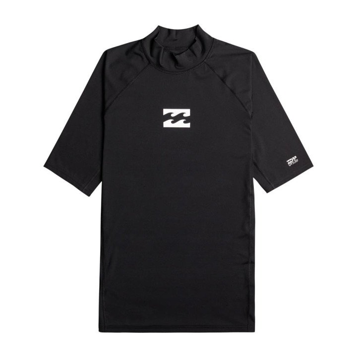 Billabong Maglia Protezione Uv Wave Rashguard Nero Uomo