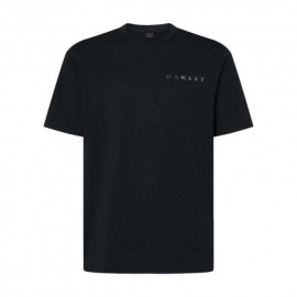 Oakley T-Shirt Logo Back Nero Uomo
