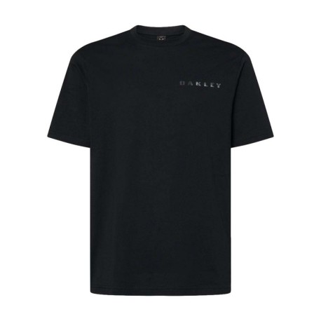 Oakley T-Shirt Logo Back Nero Uomo