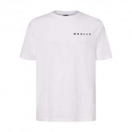 Oakley T-Shirt Logo Back Bianco Uomo