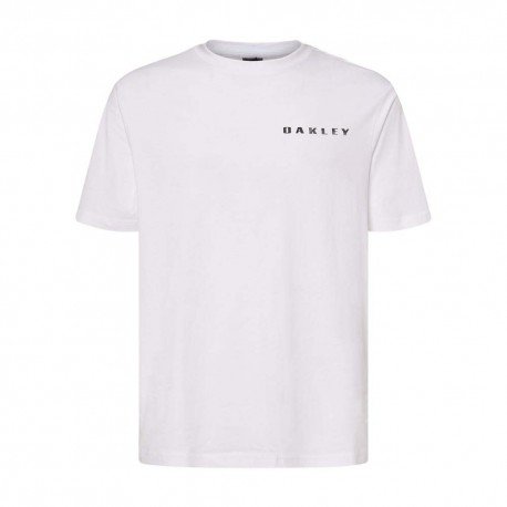 Oakley T-Shirt Logo Back Bianco Uomo