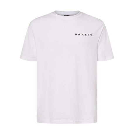 Oakley T-Shirt Logo Back Bianco Uomo