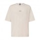 Oakley T-Shirt Logo Back Stacket Metal Beige Uomo