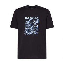 Oakley T-Shirt Fantasia Wave Nero Uomo
