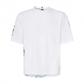 Oakley T-Shirt Fantasia Ibiscus Bianco Uomo
