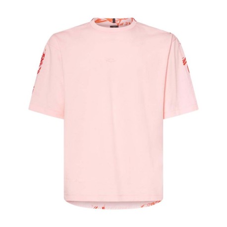 Oakley T-Shirt Fantasia Ibiscus Rosa Uomo