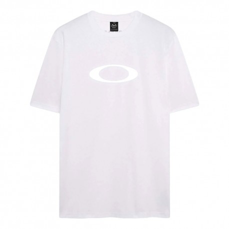 Oakley T-Shirt Mm Big Logo Bianco Uomo