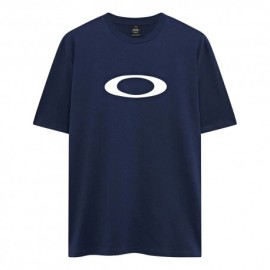 Oakley T-Shirt Mm Big Logo Blu Uomo
