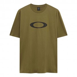 Oakley T-Shirt Mm Big Logo Verde Uomo