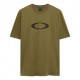 Oakley T-Shirt Mm Big Logo Verde Uomo