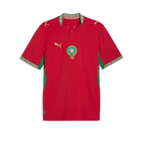 Puma Maglia Calcio Home Marocco Rosso Oro