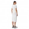 Ea7 Dress Big Logo Bianco Donna