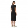 Ea7 Dress Big Logo Nero Donna