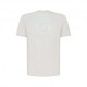 Ea7 T-Shirt Big Logo Tono Su Tono Bianco Uomo