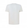 Ea7 T-Shirt Big Logo Tono Su Tono Bianco Uomo