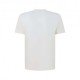 Ea7 T-Shirt Big Logo Tono Su Tono Bianco Uomo