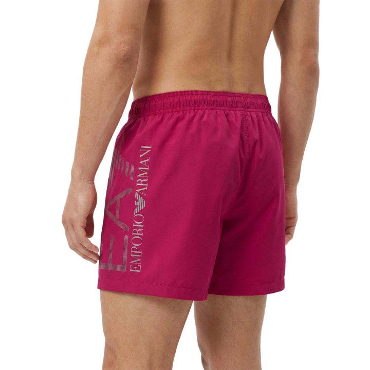 Ea7 Costume Boxer Logo Fuxia Uomo