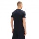 Ea7 T-Shirt Logo Premium Blu Uomo