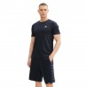 Ea7 T-Shirt Logo Premium Blu Uomo