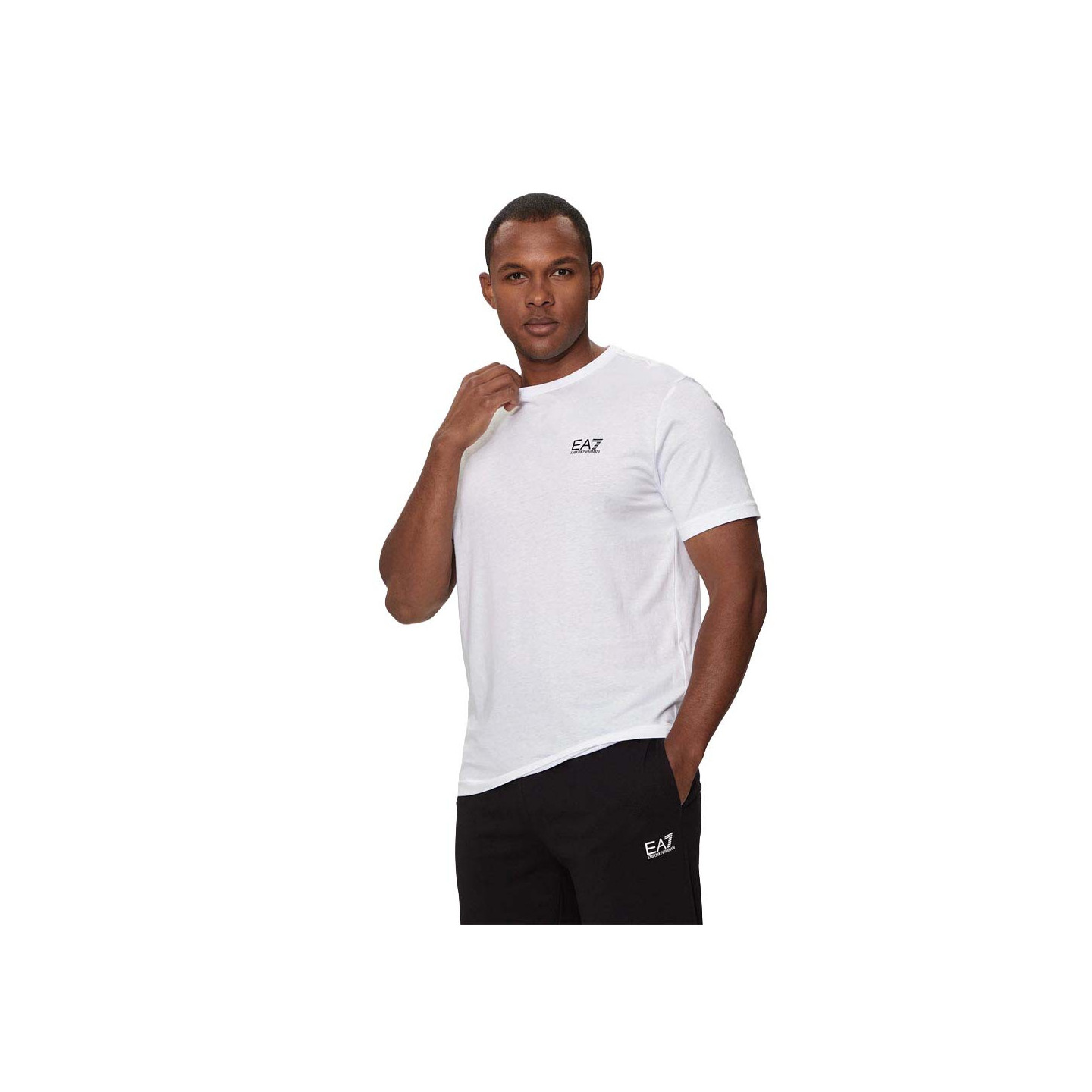 Ea7 T-Shirt Logo Core Bianco Uomo L