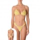 Effek Bikini Triangolo Brasiliano Fiori Giallo Donna
