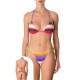Effek Bikini Triangolo Laccio Sfumato Multi Viola Donna