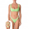 Effek Bikini Fascia Verde Donna