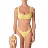 Effek Bikini Fascia Giallo Donna