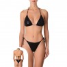 Effek Bikini Tirangolo Laccio Nero Donna
