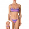 Effek Bikini Fascia Regolabile Laccio Viola Donna