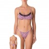 Effek Bikini Fascia Regolabile Laccio Rosa Donna