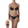Effek Bikini Fascia Nero Oro Nero Donna